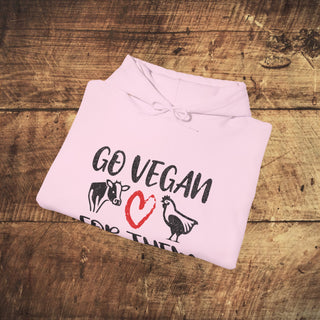 Go Vegan Heavy Blend™ Hooded Sweatshirt Printify