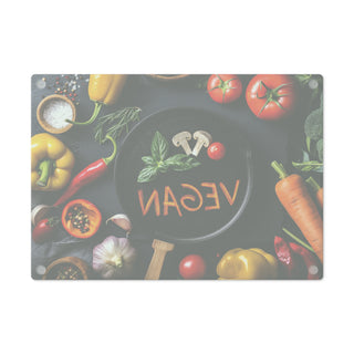 Vegan Tempered Glass Cutting Board Printify