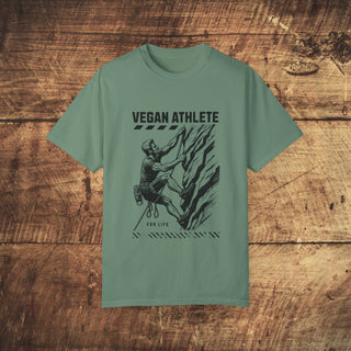 Vegan Athlete Garment-Dyed T-shirt Printify