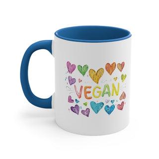 Vegan Accent Coffee Mug, 11oz Printify