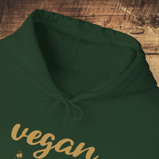 Vegan Girl Heavy Blend™ Hooded Sweatshirt Printify