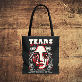 Tears of Sadness Tote Bag Printify