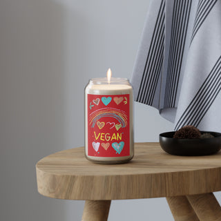 Vegan Hearts  Scented Candle, 13.75oz