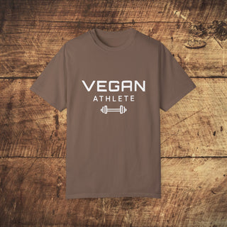 Vegan Athlete Garment-Dyed T-shirt Printify