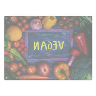 Vegan Tempered Glass Cutting Board Printify