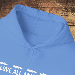 Love All Animals Heavy Blend™ Hooded Sweatshirt Printify