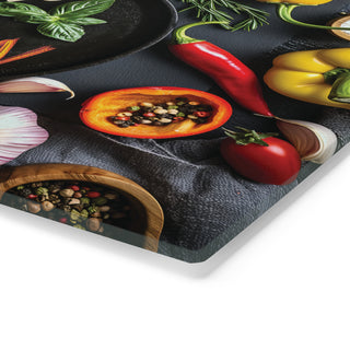 Vegan Tempered Glass Cutting Board Printify