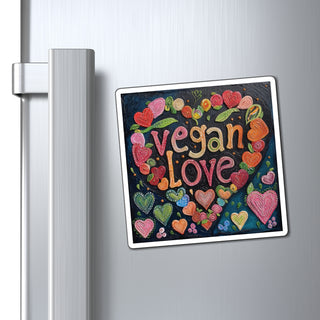 Vegan Love Magnet Printify