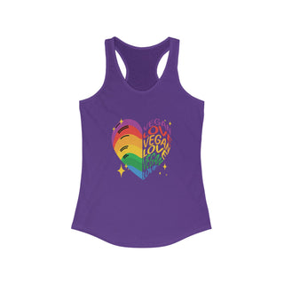 Vegan Love Women's Ideal Racerback Tank Printify