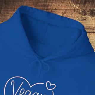 Vegan Hearts Heavy Blend™ Hooded Sweatshirt Printify