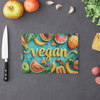 Vegan Tempered Glass Cutting Board Printify