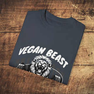 Vegan Beast Garment-Dyed T-shirt Printify