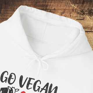 Go Vegan Heavy Blend™ Hooded Sweatshirt Printify