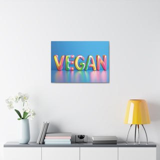 Vegan Classic Stretched Canvas Printify