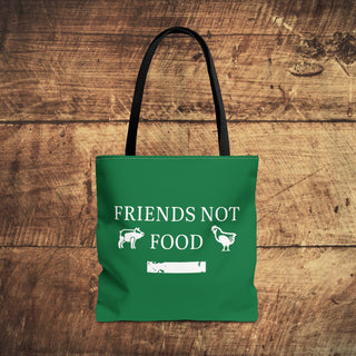 Friends Not Food Tote Bag Printify