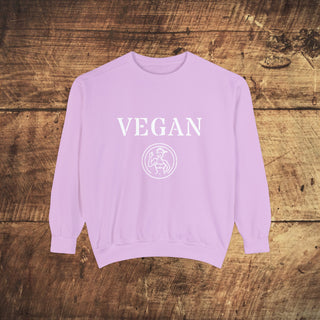 Vegan Garment-Dyed Sweatshirt Printify