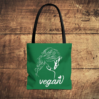 Vegan Girl Tote Bag Printify