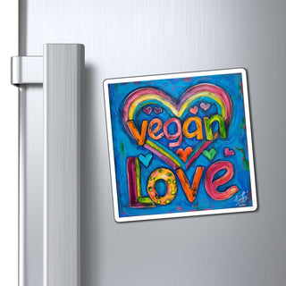 Vegan Love Magnet Printify