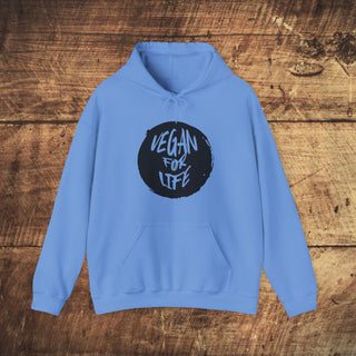 Vegan For Life Heavy Blend™ Hooded Sweatshirt Printify