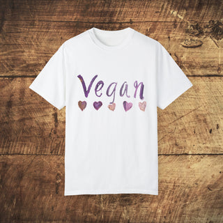 Vegan Hearts T-shirt Printify