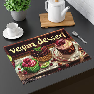 Vegan Dessert Placemat, 1pc Printify