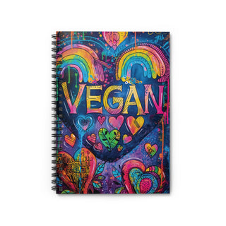 Vegan Spiral Notebook - Ruled Line Printify