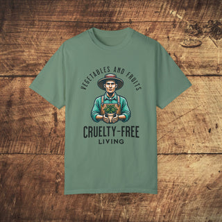 Cruelty-Free Living  Garment-Dyed T-shirt Printify