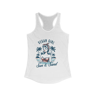 Vegan Girl Women's Ideal Racerback Tank Printify