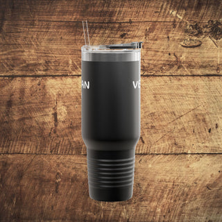 Vegan Heart Insulated Travel Mug, 40oz