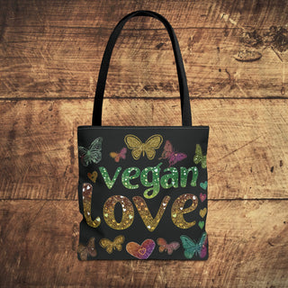 Vegan Love Tote Bag Printify