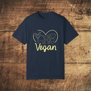 Vegan Garment-Dyed T-shirt Printify