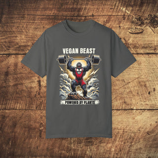 Vegan Beast Unisex Garment-Dyed T-shirt