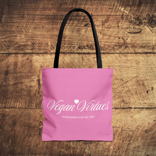 Vegan Virtues Tote Bag Printify