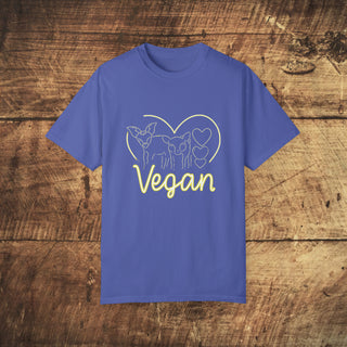 Vegan Garment-Dyed T-shirt Printify