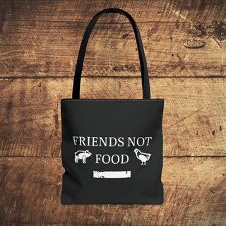 Friends Not Food Tote Bag Printify