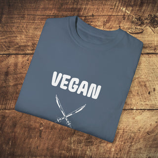 Vegan Warrior Garment-Dyed T-shirt Printify