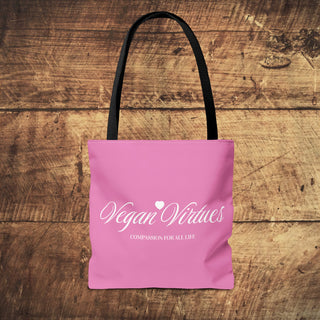 Vegan Virtues Tote Bag Printify