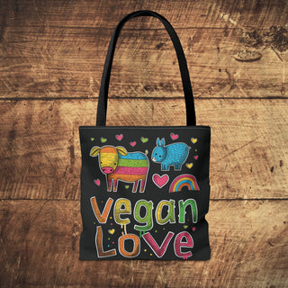 Vegan Love Tote Bag Printify