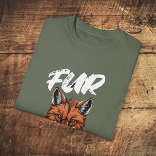 Fur Kills Garment-Dyed T-shirt Printify