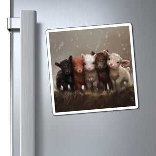 Baby Sheep Magnet Printify