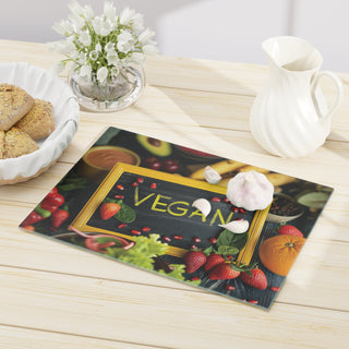 Vegan Tempered Glass Cutting Board Printify