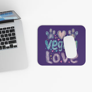 Vegan Love Mouse Pad (Rectangle)