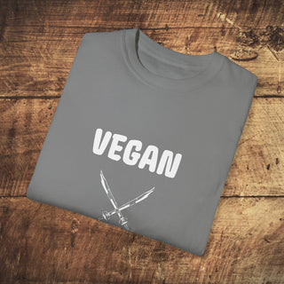 Vegan Warrior Garment-Dyed T-shirt Printify