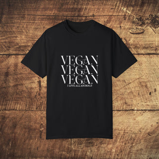 Vegan Garment-Dyed T-shirt Printify