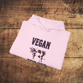 Vegan For Her Heavy Blend™ Hooded Sweatshirt Printify