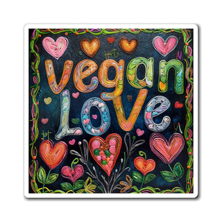 Vegan Love Magnet Printify