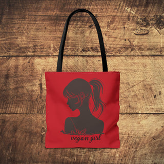 Vegan Girl Tote Bag Printify