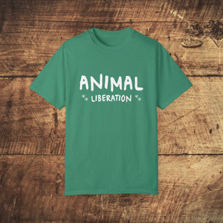 Animal Liberation Unisex Garment-Dyed T-shirt Printify