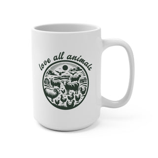 Love All Animals Coffee Mug 15oz