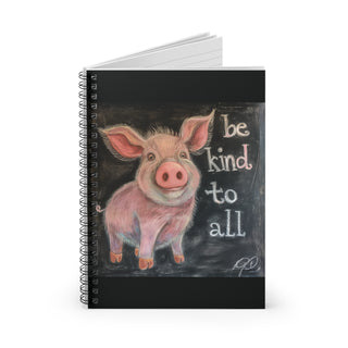 Be Kind To All Spiral Notebook - Ruled Line